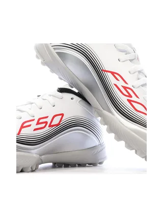 Chaussures de Foot Blanc Junior Adidas F50 Messi League TF 7