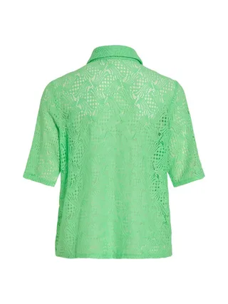 Chemise Verte Femme Vila Vibegena 2