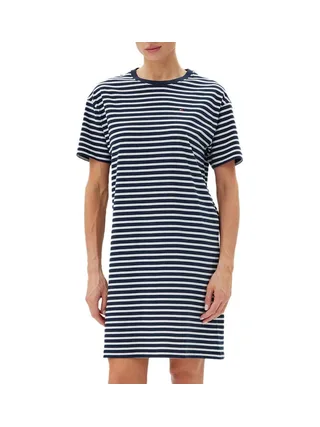 Chemise de Nuit Marine/Blanche Femme Tommy Hilfiger Stripe 1