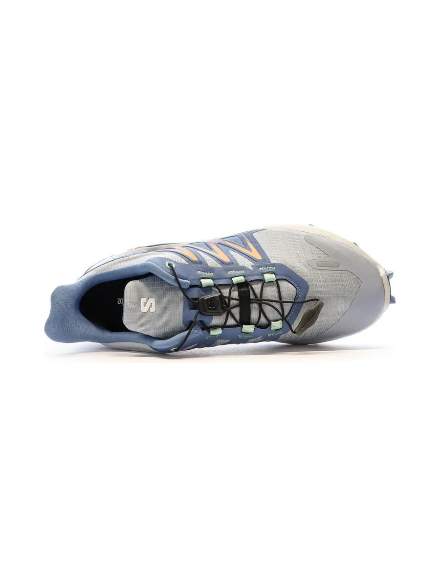 Chaussures de trail Bleu/Beige Femme Salomon Sagacross W 4
