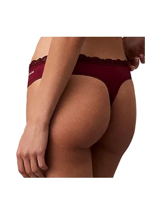 String Bordeaux Femme Calvin Klein Jeans Thong 2