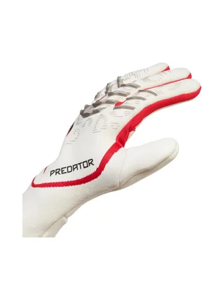 Gants de Gardien Blanc/Rouge Adidas Predator Gl Pro 2