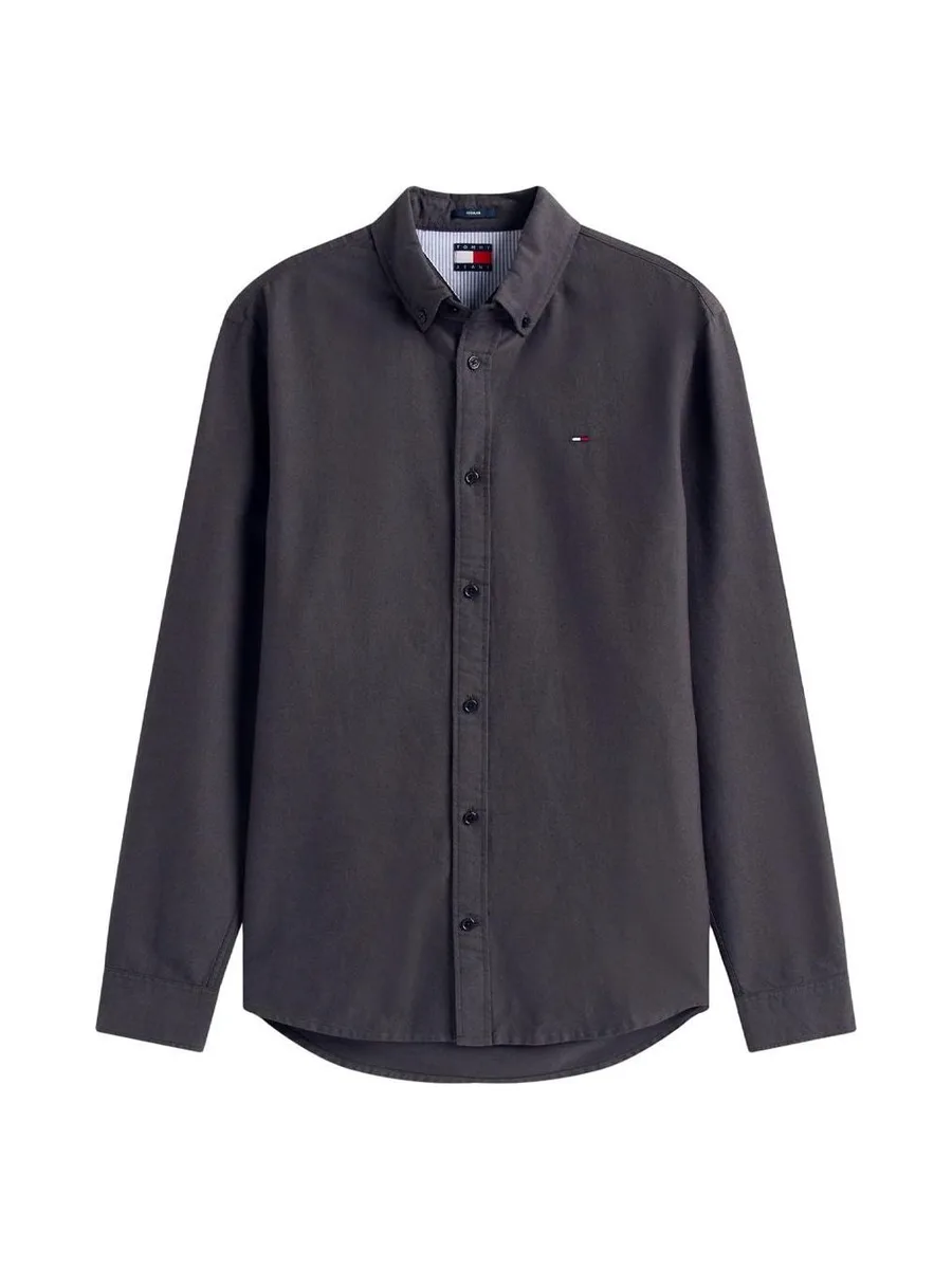 Chemise Noire Homme Tommy Hilfiger Oxford98 2