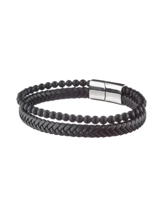 Bracelet Noir Homme Geographical Norway 315037 1