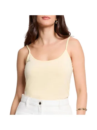Débardeur Jaune Femme Morgan Basic 1