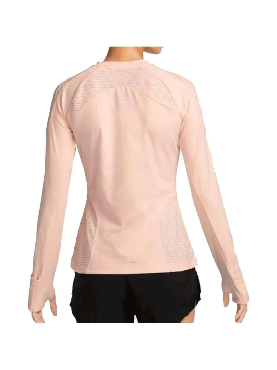 T-shirt Manches Longues Rose Femme Nike Dfadv 3