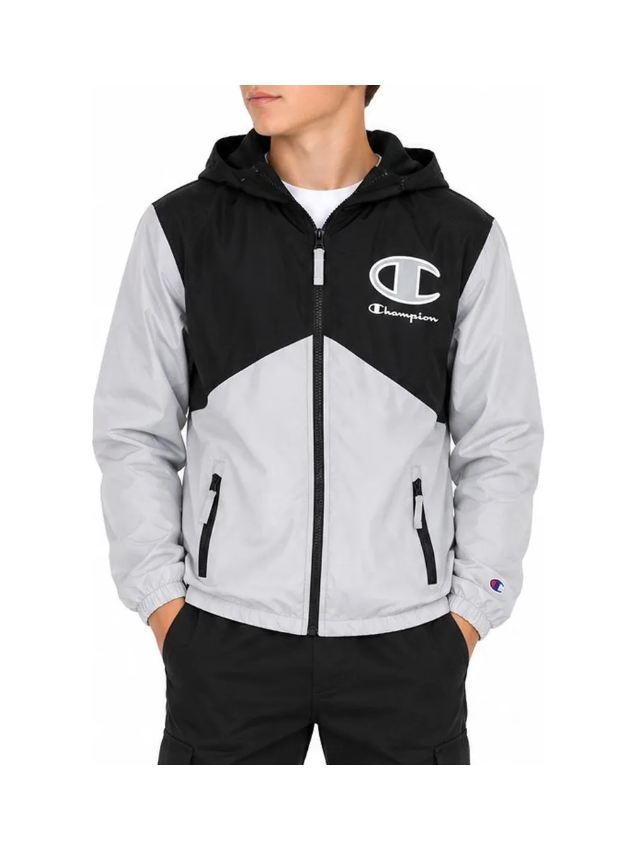 Veste Noire/Grise Garçon Champion Colorblocked 2