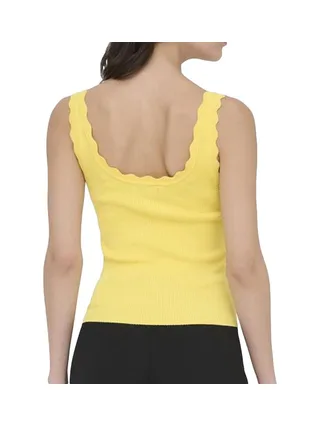 Débardeur Jaune Femme JDY Nanna 2