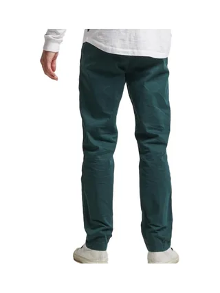 Pantalon Chino Vert Forêt Homme Superdry Officers 2