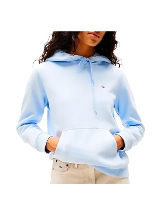 Sweat à Capuche Bleu Femme Tommy Hilfiger Flag1 1