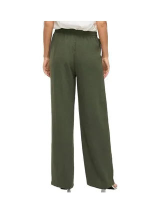 Pantalon fluide Vert Femme Vila Josa 2