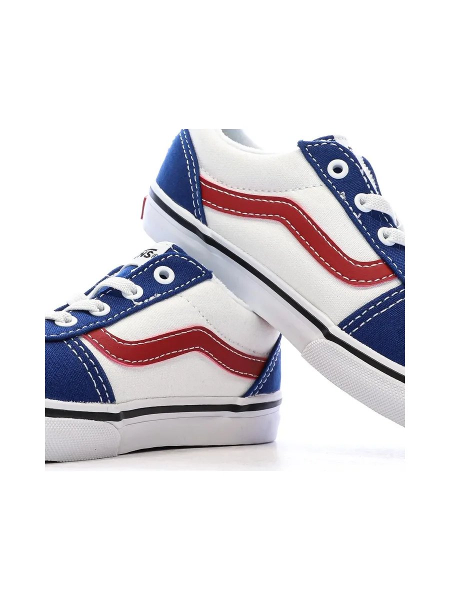Baskets Bleu/Blanc/Rouge Garçon/Fille Vans Ward Slip 7