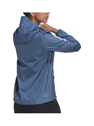 Veste Bleu Femme Adidas Windbreaker 3