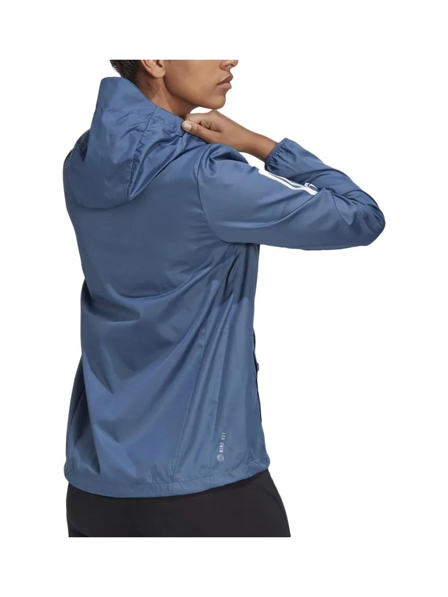 Veste Bleu Femme Adidas Windbreaker 4