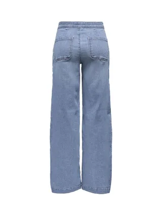 Jean Loose Bleu Clair Femme Bleu Only Mollie 3