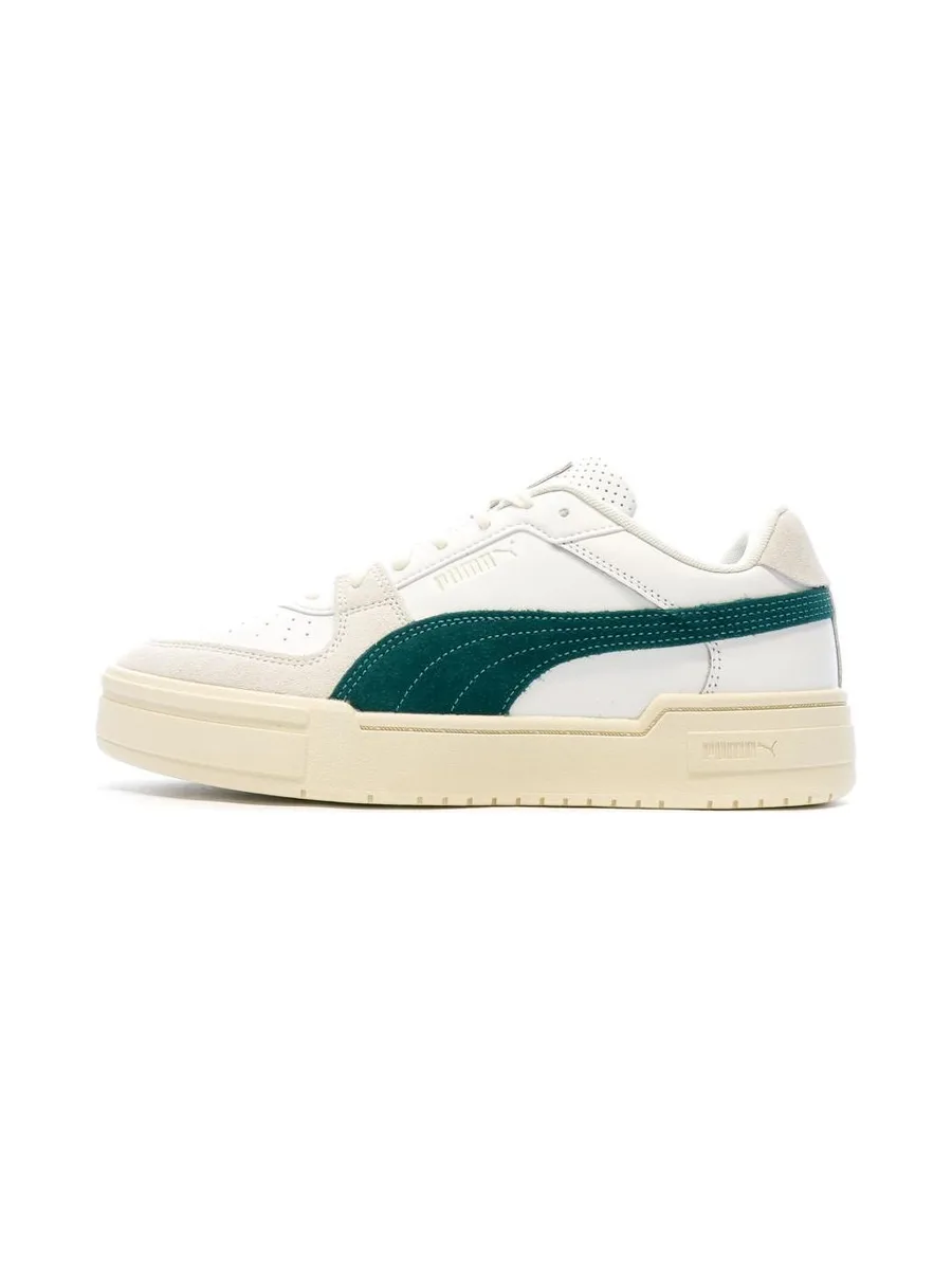 Baskets Blanches/Vertes Homme Puma League 2