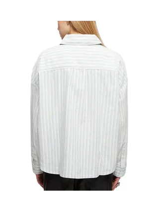 Chemise Blanches/Bleu Femme Vans Antica 2
