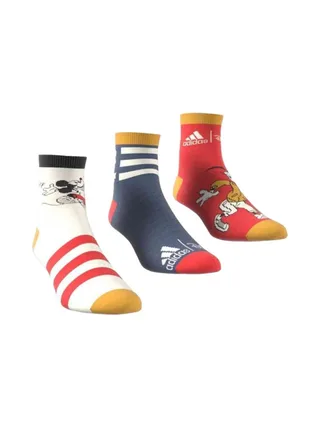 x3 Paires de Chaussettes Multicolore Femme Adidas Mickey Mouse 1