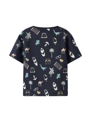 T-Shirt Marine Garçon Name it Jer 2