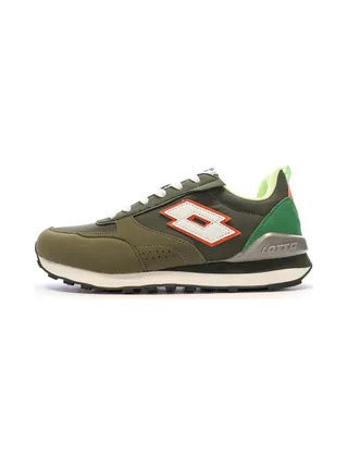 Baskets Kaki/Blanche Homme Lotto Twenty 5 1