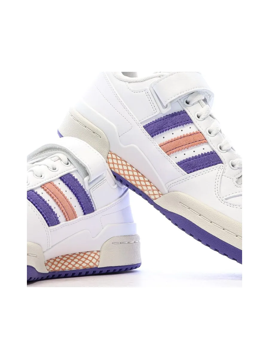 Baskets Blanches Fille Adidas Forum Low 7
