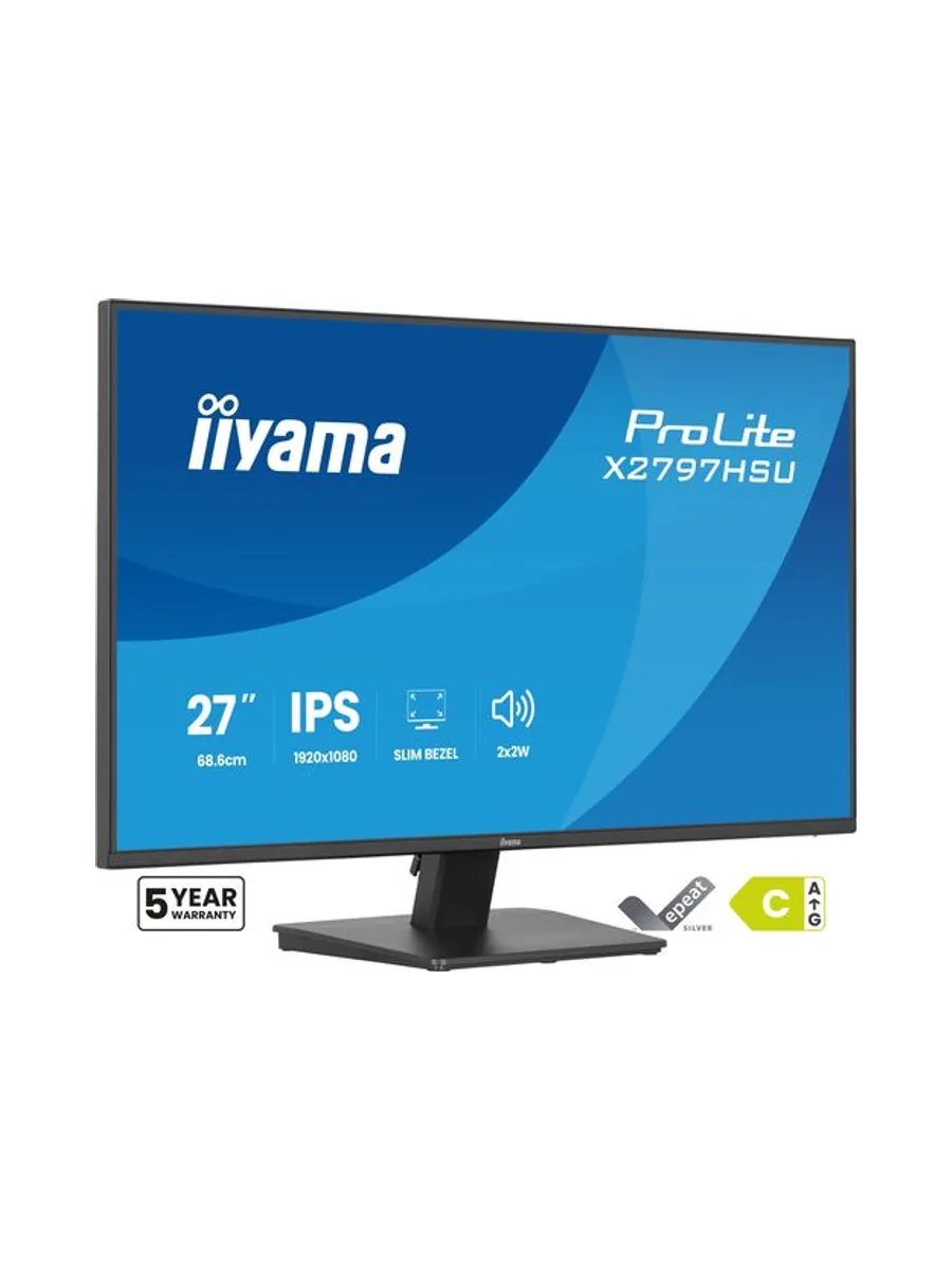 iiyama X2797HSU-B1 27" IPS LCD with 4-si 1
