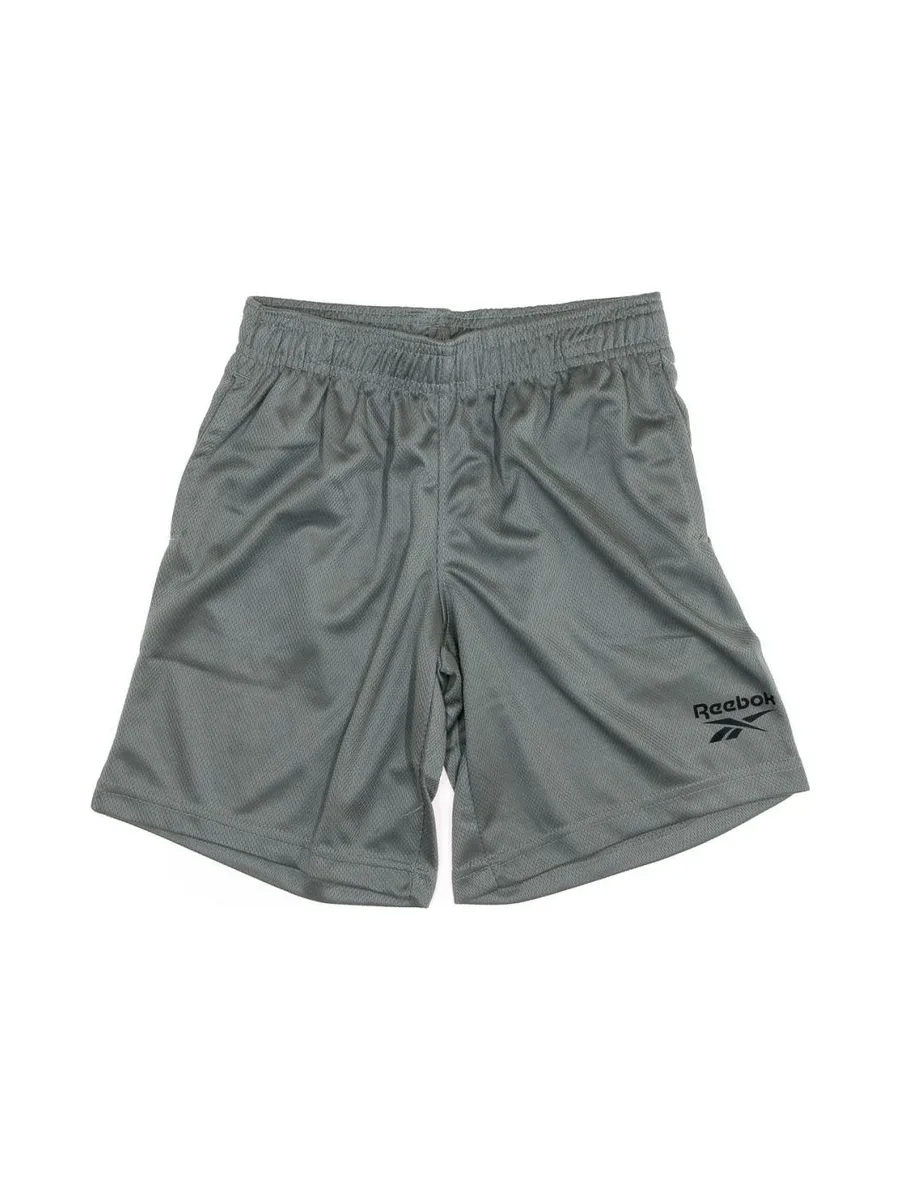 Short de Basketball Gris Enfant Reebok 2
