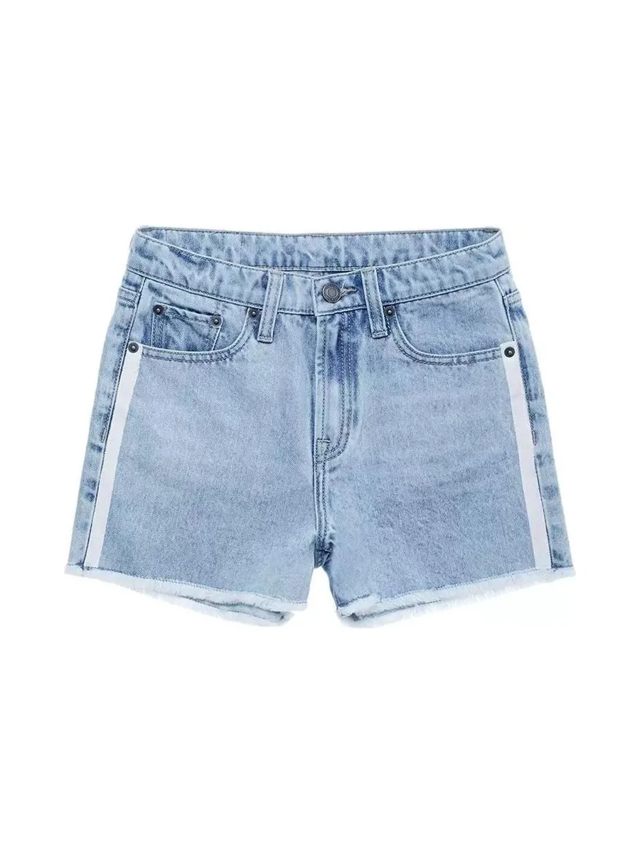 Short en Jean Bleu Fille Teddy Smith Kate 3