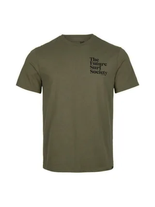 T-Shirt Kaki Homme O'Neill The Future Surf Society 1