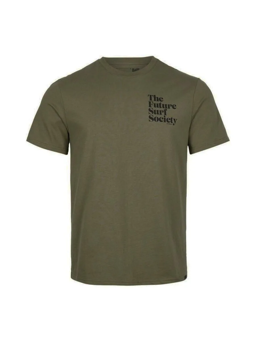 T-Shirt Kaki Homme O'Neill The Future Surf Society 2