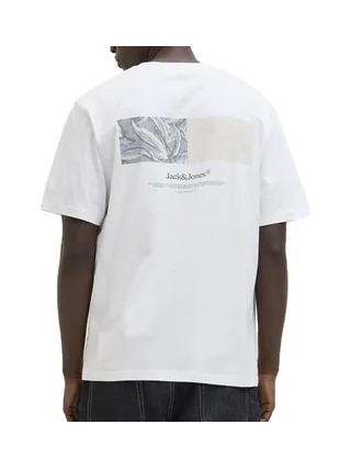T-Shirt Blanc Homme Jack & Jones Back 2