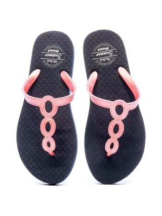 Tongs Marine/Rose Femme Beppi 3