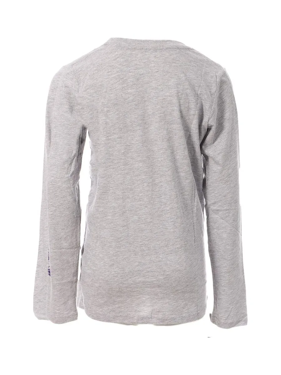 T-shirt Manches Longues Gris Garçon NBA Lak LOS ANGELES LAKERS 3