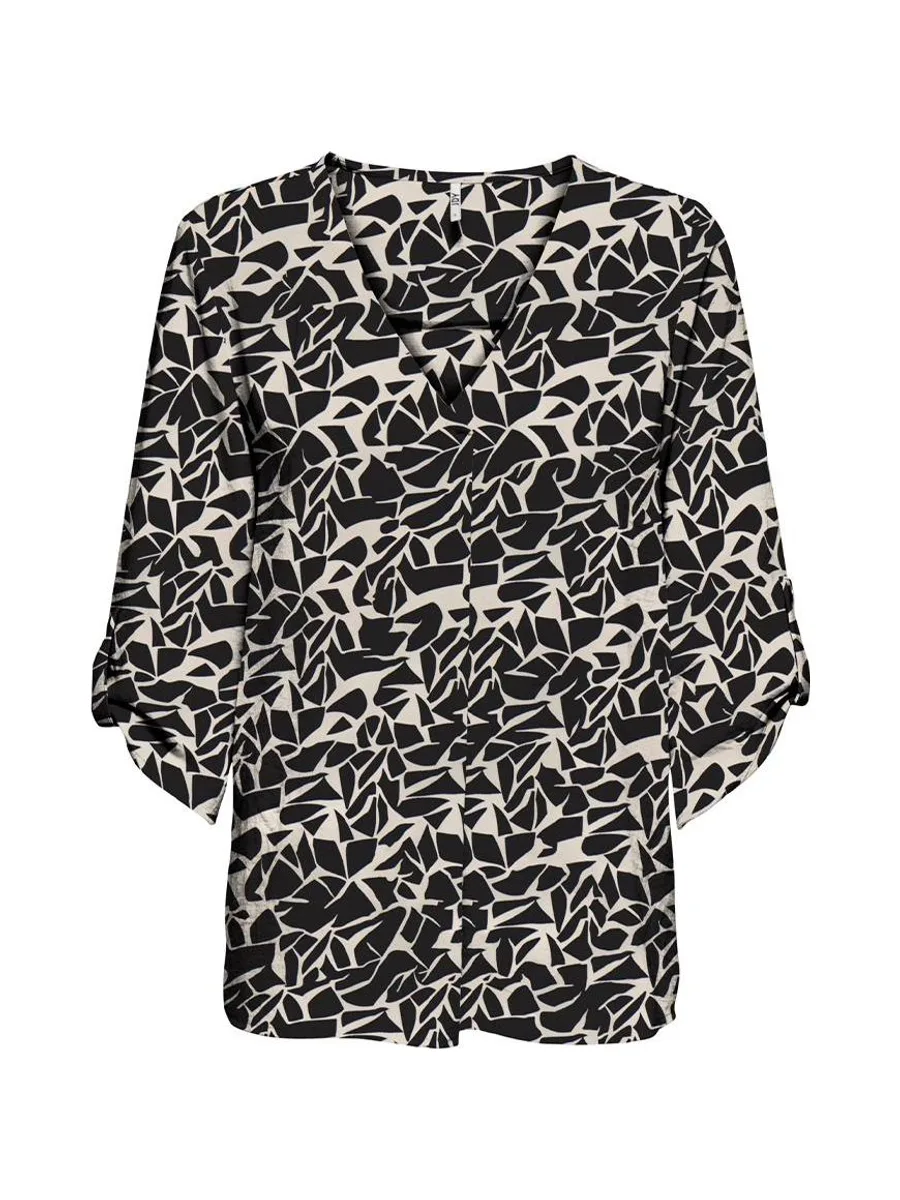 Blouse Beige/Noir Femme JDY DIVYA 2