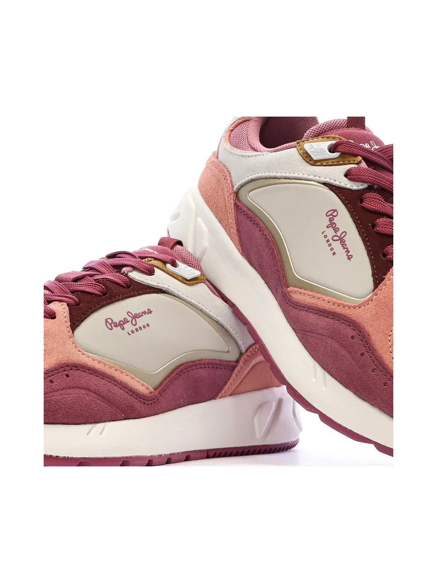Baskets Rose/Beige Femme Pepe jeans Marlon 8