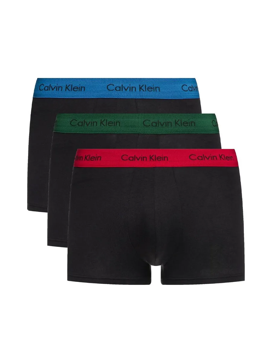 x3 Boxers Noires Homme Calvin Klein 2664G 2