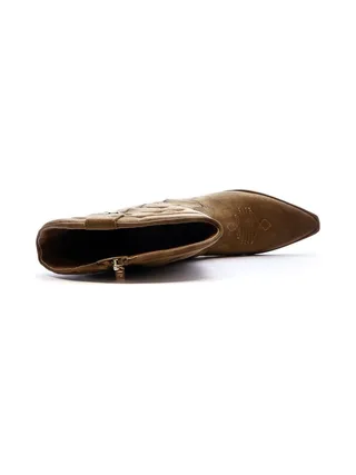 Santiags Hautes Camel Femme Xti 144308-CAM 4