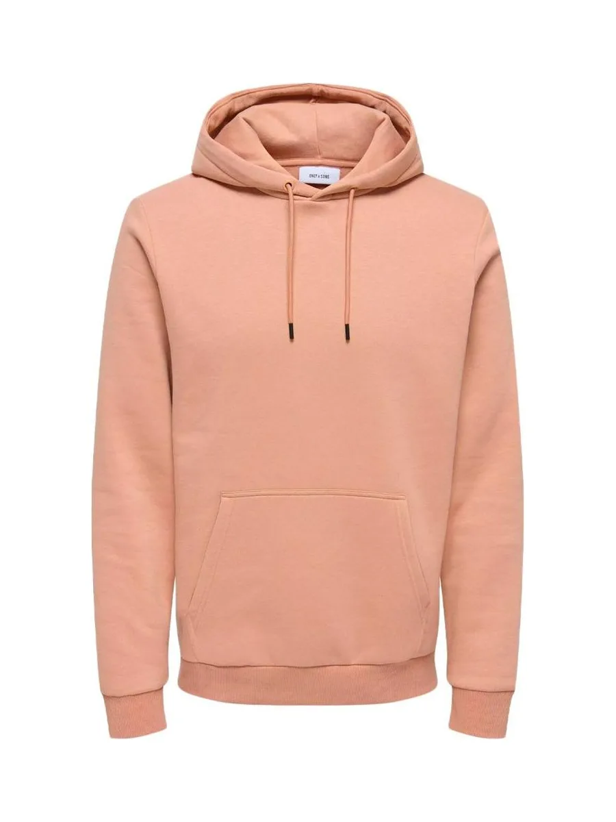 Sweat à Capuche Corail Homme Only & Sons Ceres 22018685 3