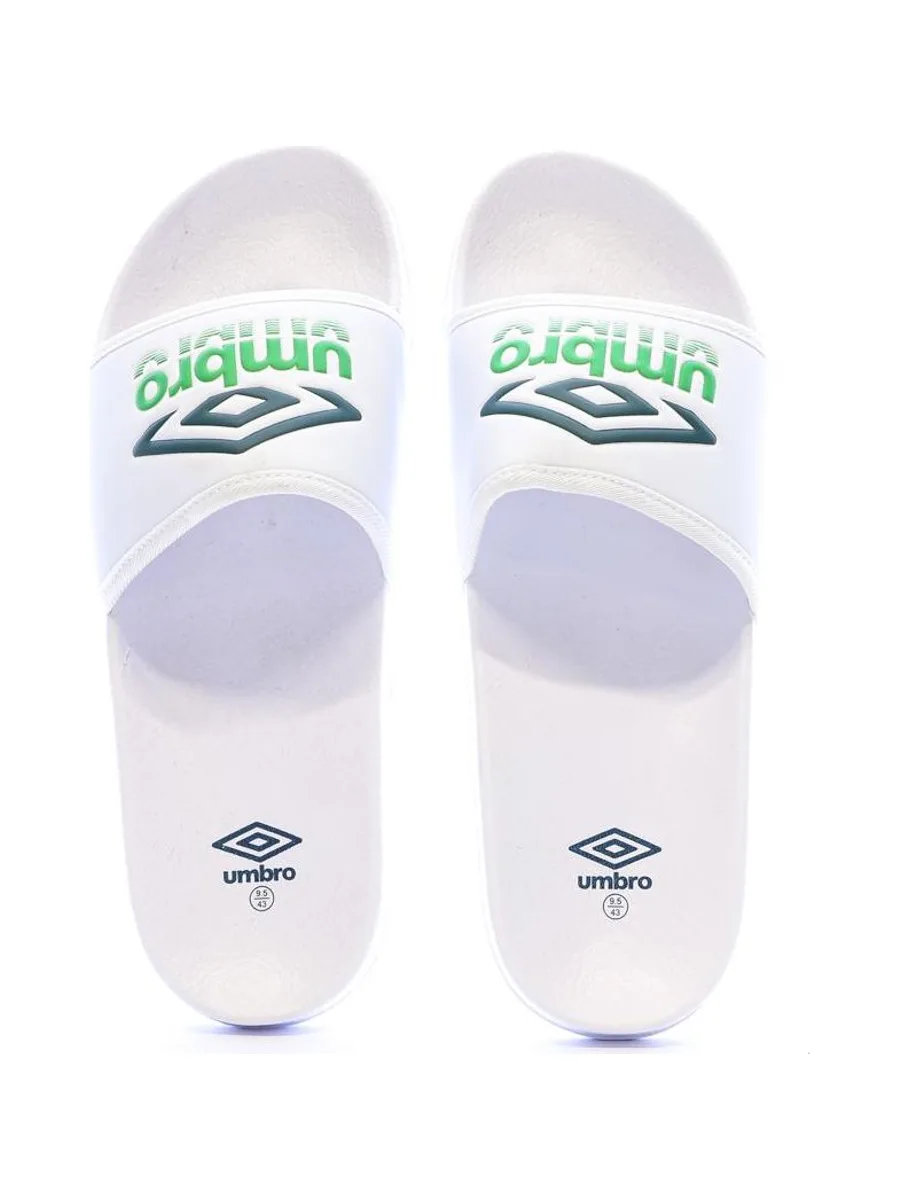Claquettes Blanches Homme Umbro Um Tilio 4