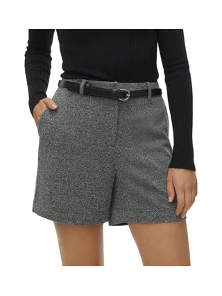 Short Gris/Noir Femme Vero Moda Karly 1