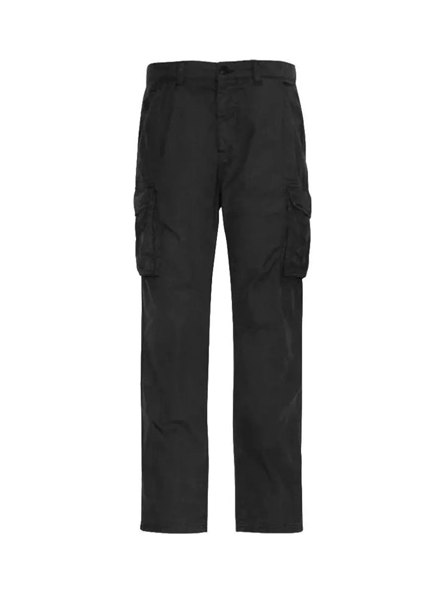 Pantalon Noir Homme Schott Pantalon Cargo 2