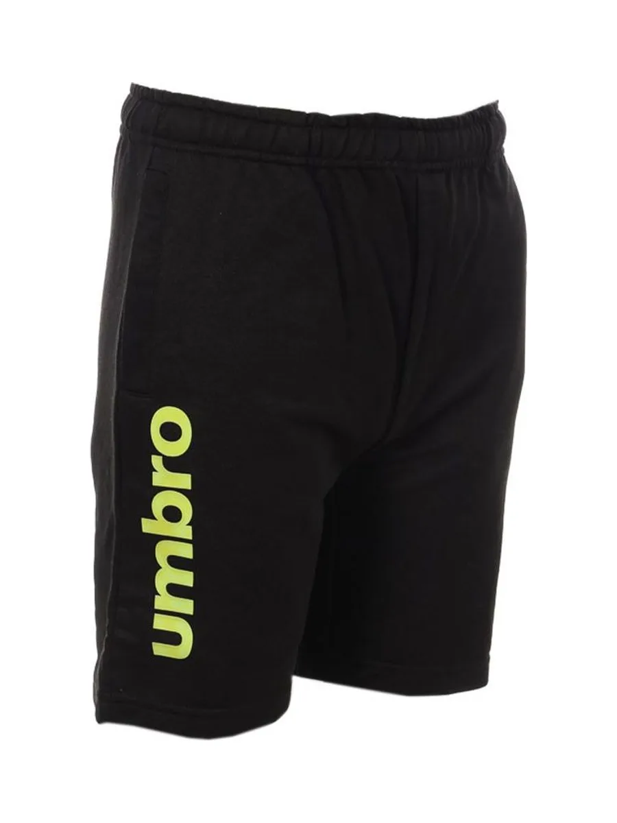 Short Noir/Vert Garçon Umbro Leis 3