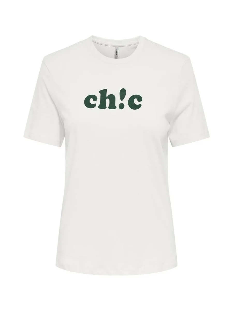 T-Shirt Blanc Femme Only Lola 2