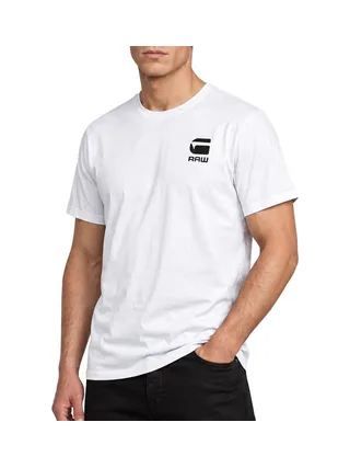 T-Shirt Blanc Homme G-Star RAW Chests 1