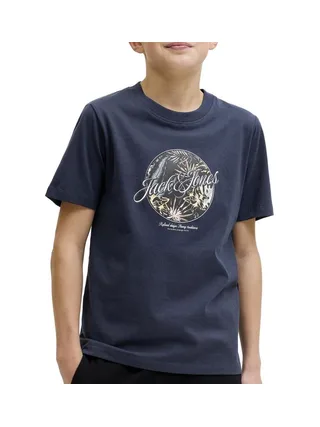 T-Shirt Marine Garçon Jack & Jones Nolulu 1