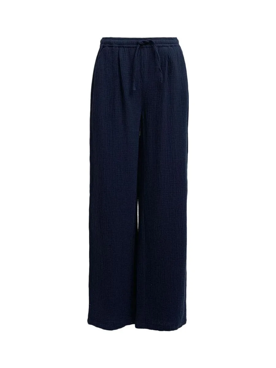 Pantalon Fluide Marine Femme Teddy Smith Toon Dark 1