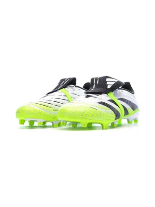 Chaussures de Football Blanc/Vert Homme Adidas Predator League Ft 6
