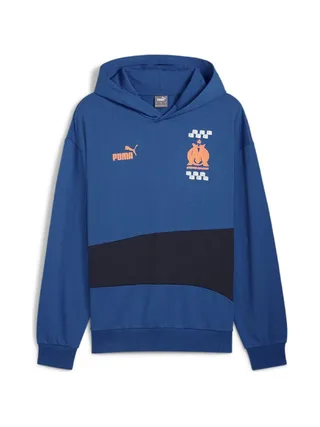 OM Sweat Bleu Foncé Homme Puma Om Culture+ 1
