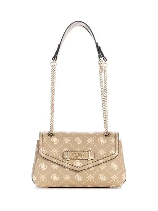 Sac à Bandoulière Beige Femme Guess Silia 1