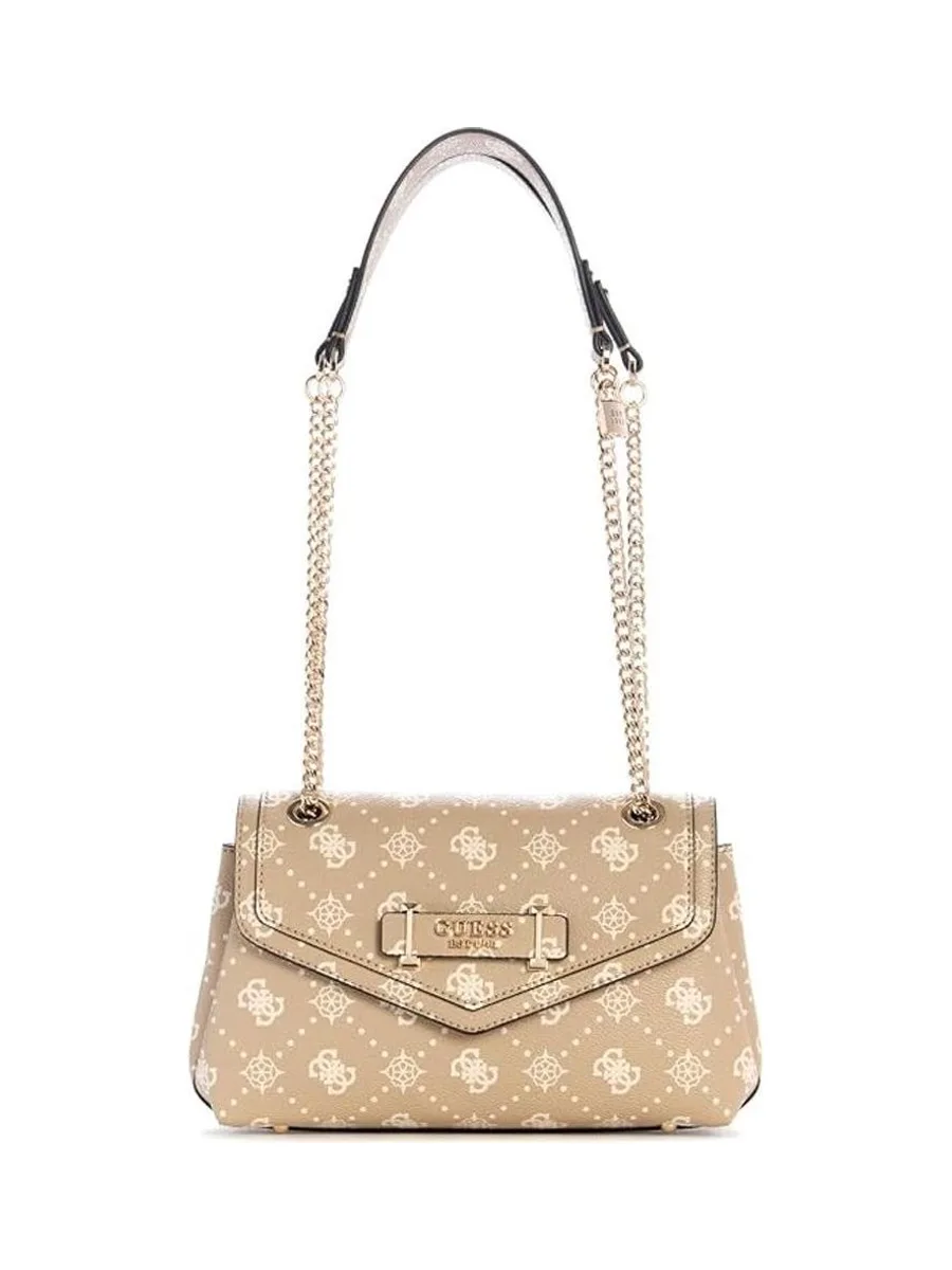 Sac à Bandoulière Beige Femme Guess Silia 2